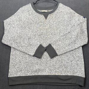 L.L.Bean Heathered Gray Crewneck Sweatshirt Mens Size L Recycled Polyester Blend